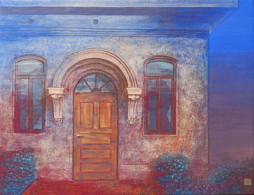 『静かに語る』藍寅瑋 F6