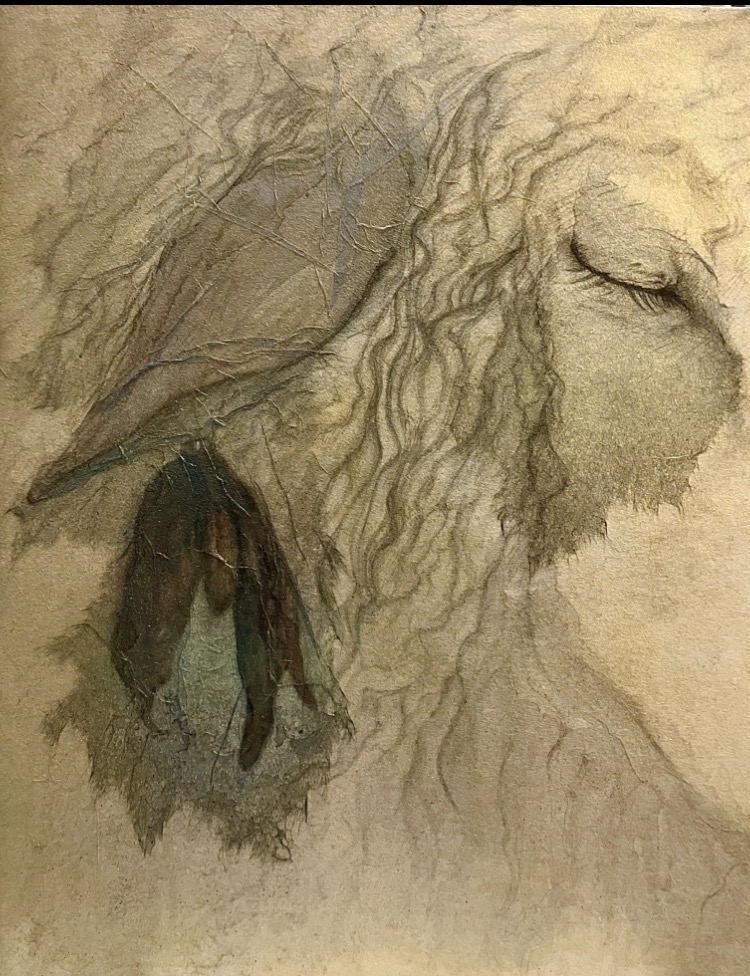 『平穏』りと_i 320mm x 410mm