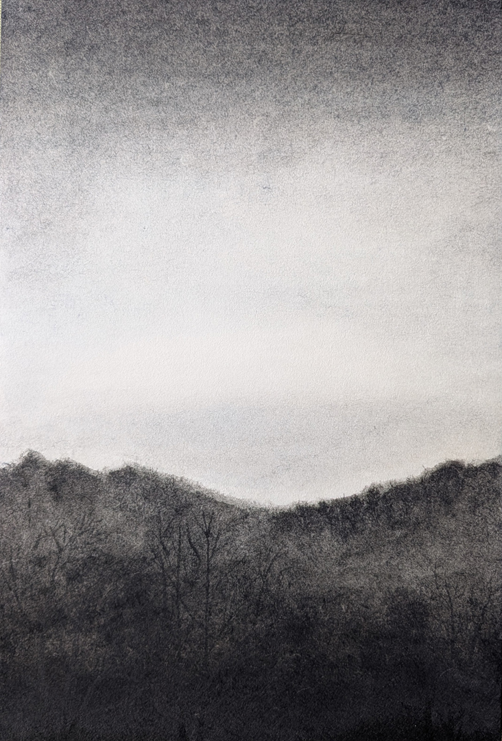 『暮れきらず』 智真 29.8×19.8