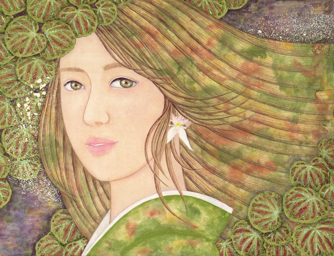 『雪の下』原 祐子 F6